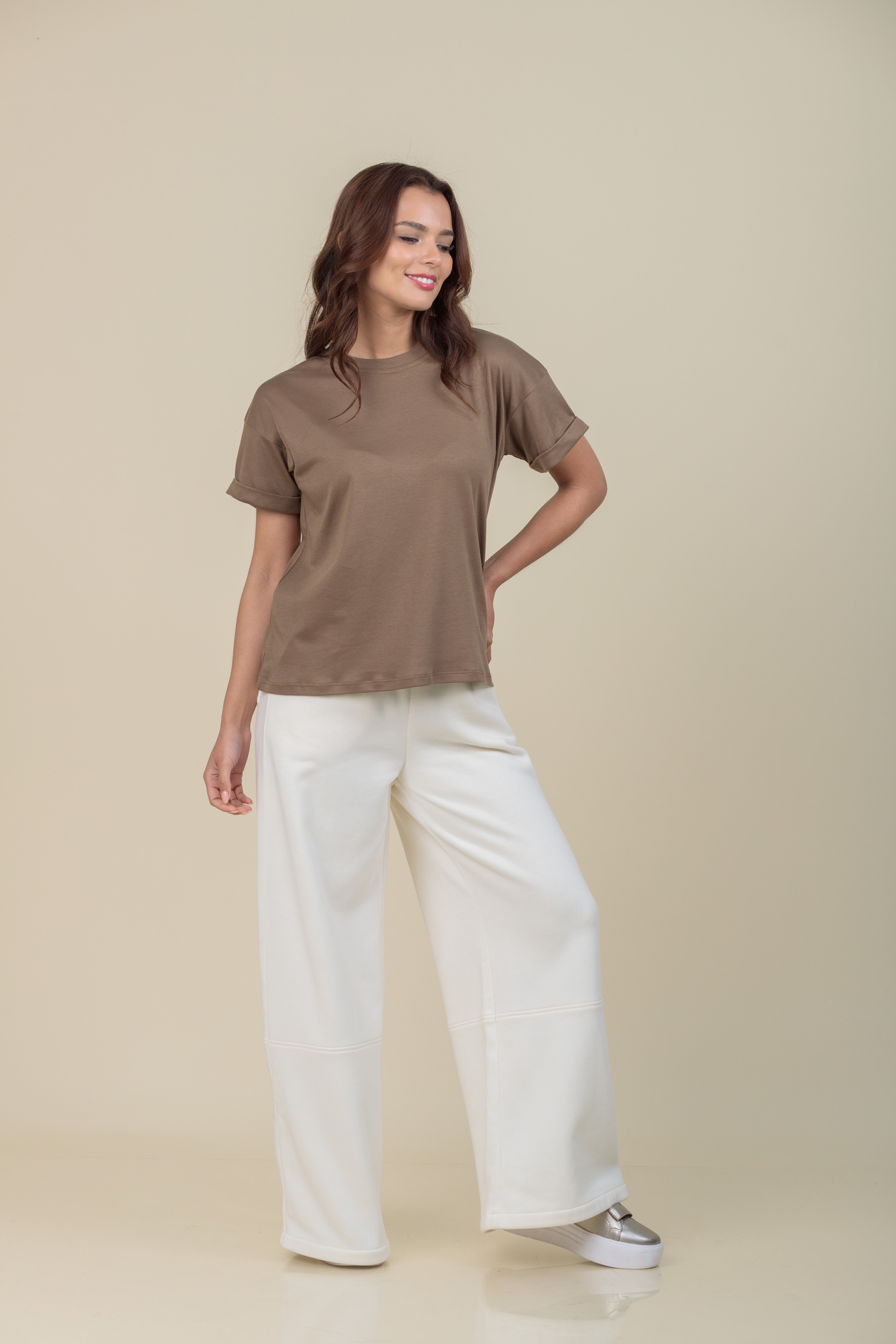 Polo basic Brisa topo