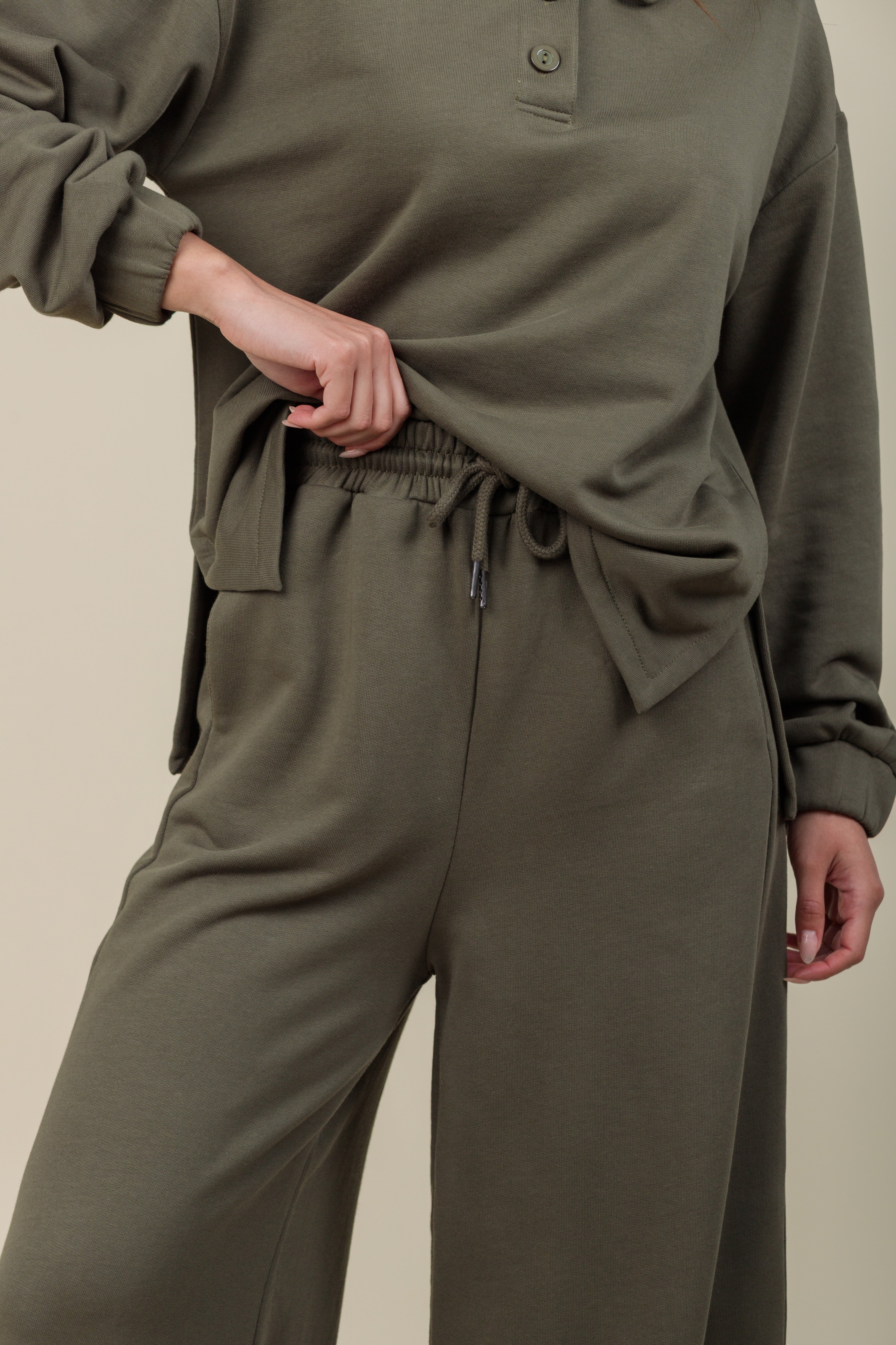 Pantalón Alba verde musgo