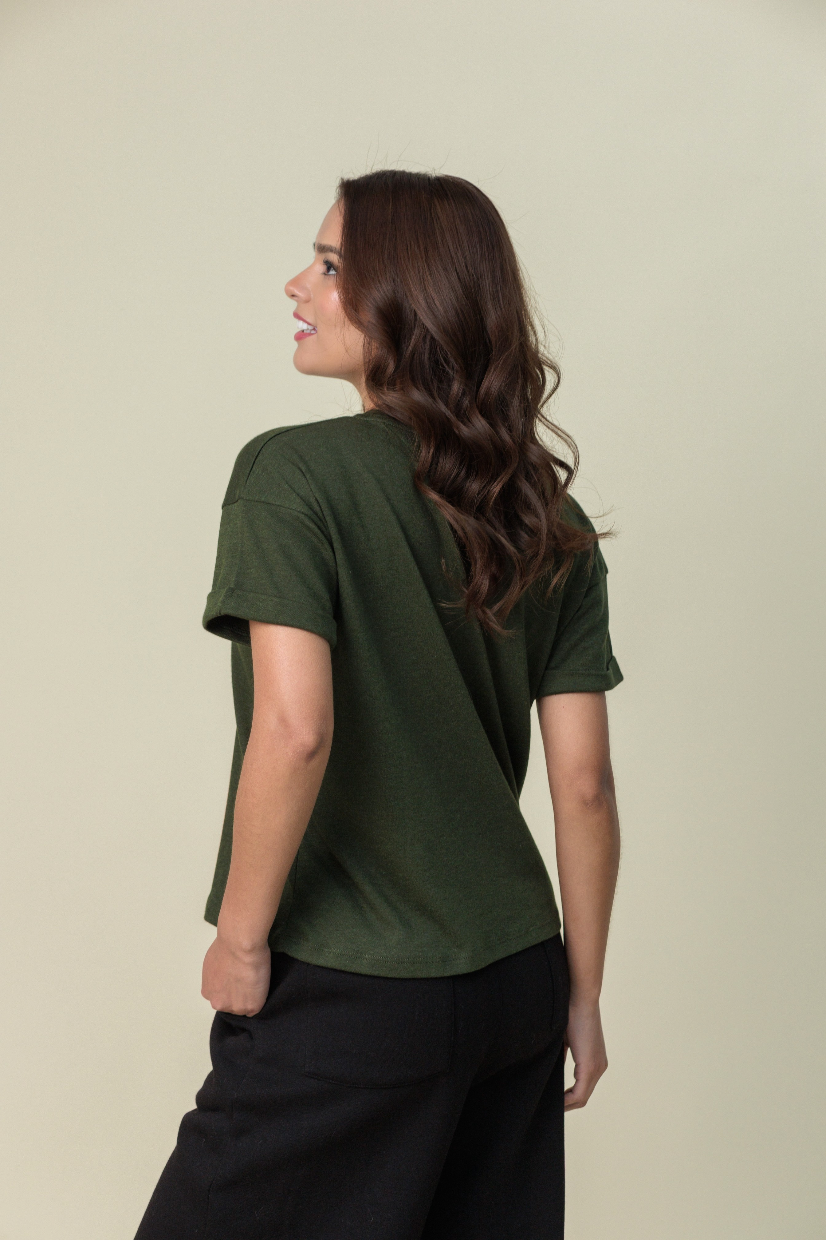 Polo basic Brisa verde bosque