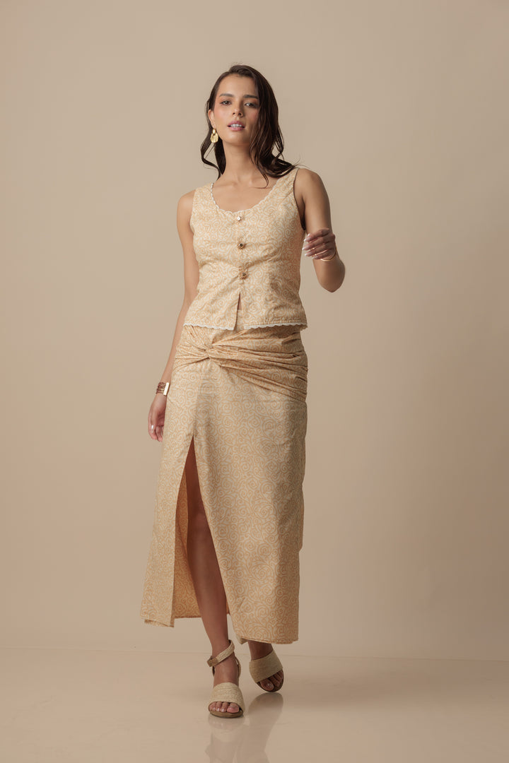 Falda Cairo Print Filigrana