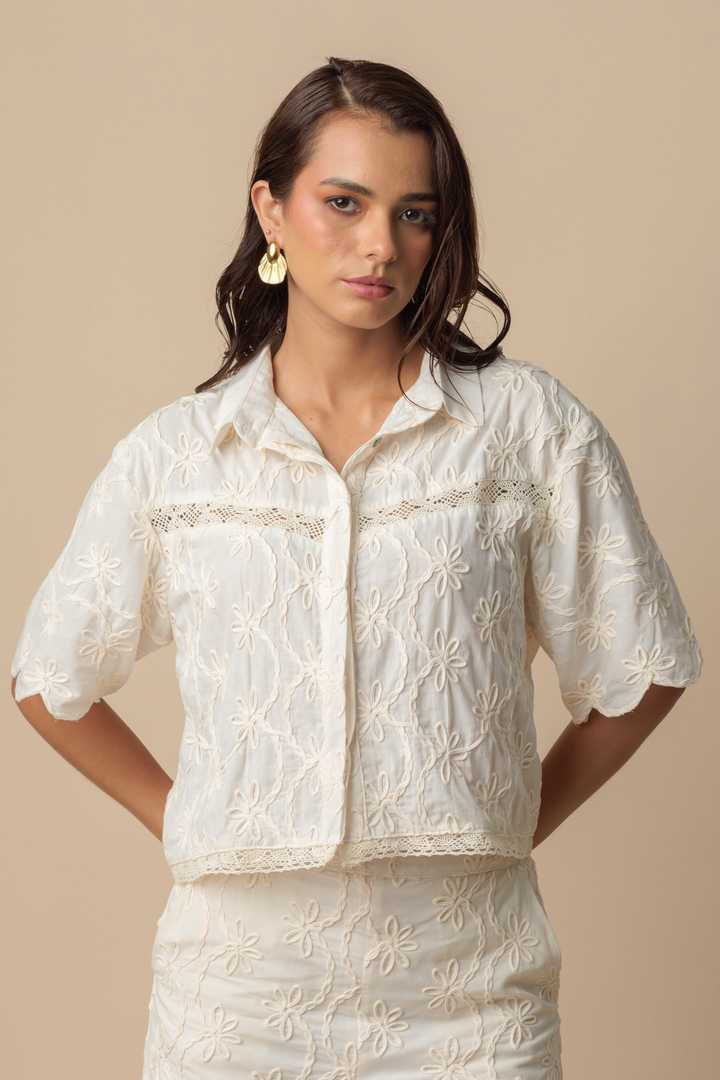 Blusa camisera Elara