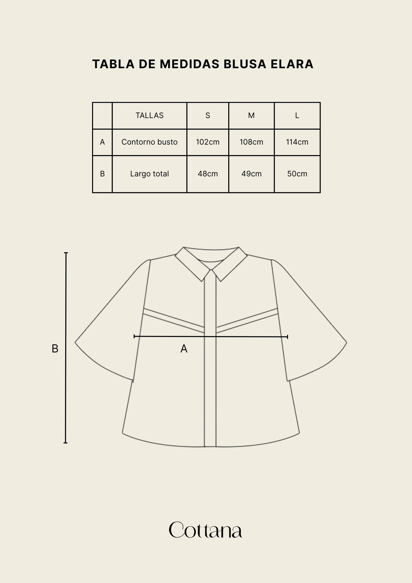 Blusa camisera Elara