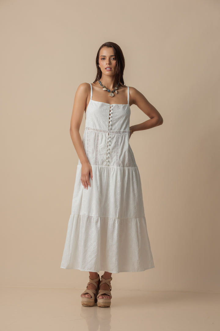 Vestido Nahla blanco