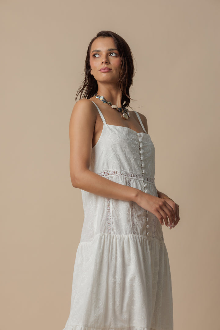 Vestido Nahla blanco