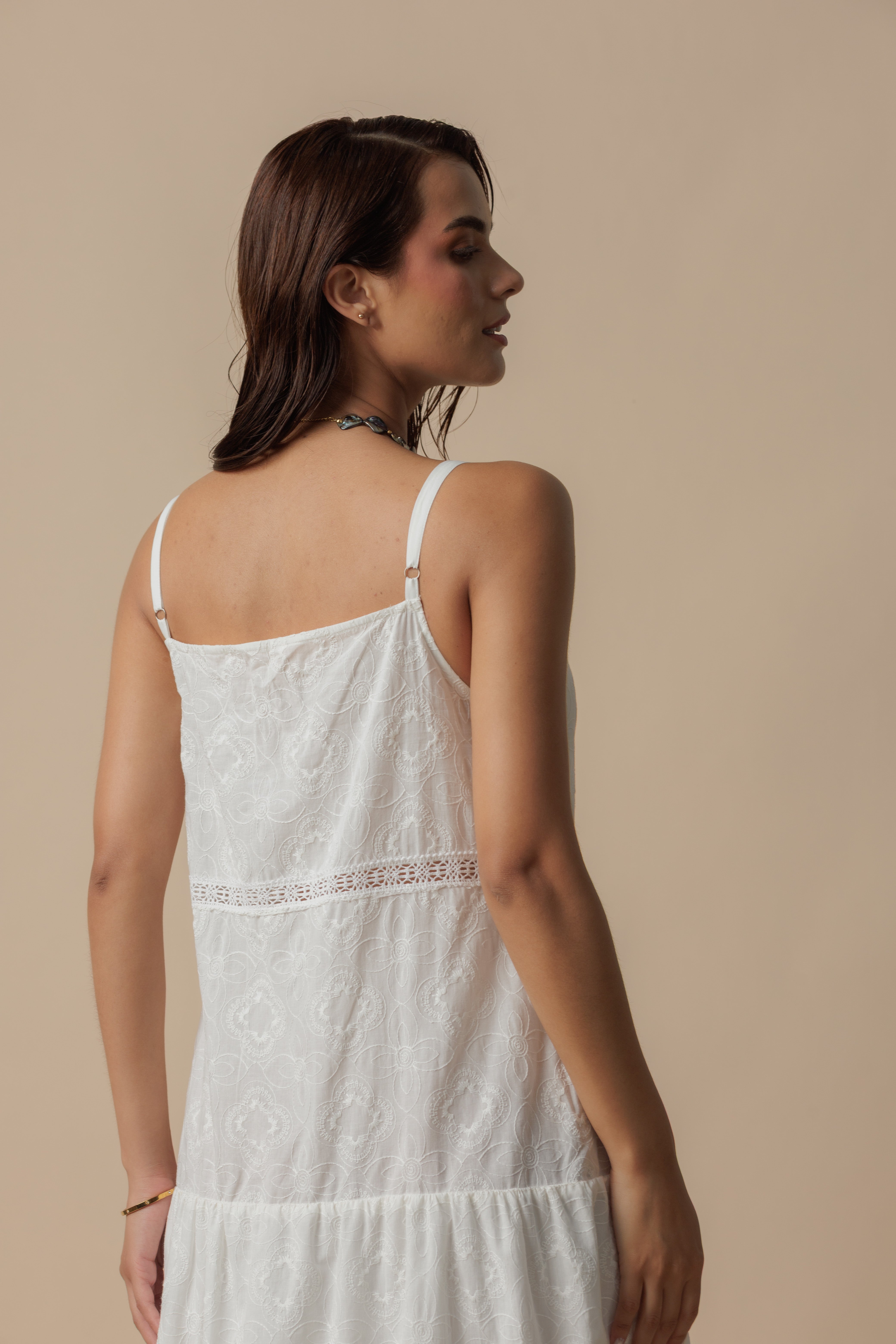 Vestido Nahla blanco