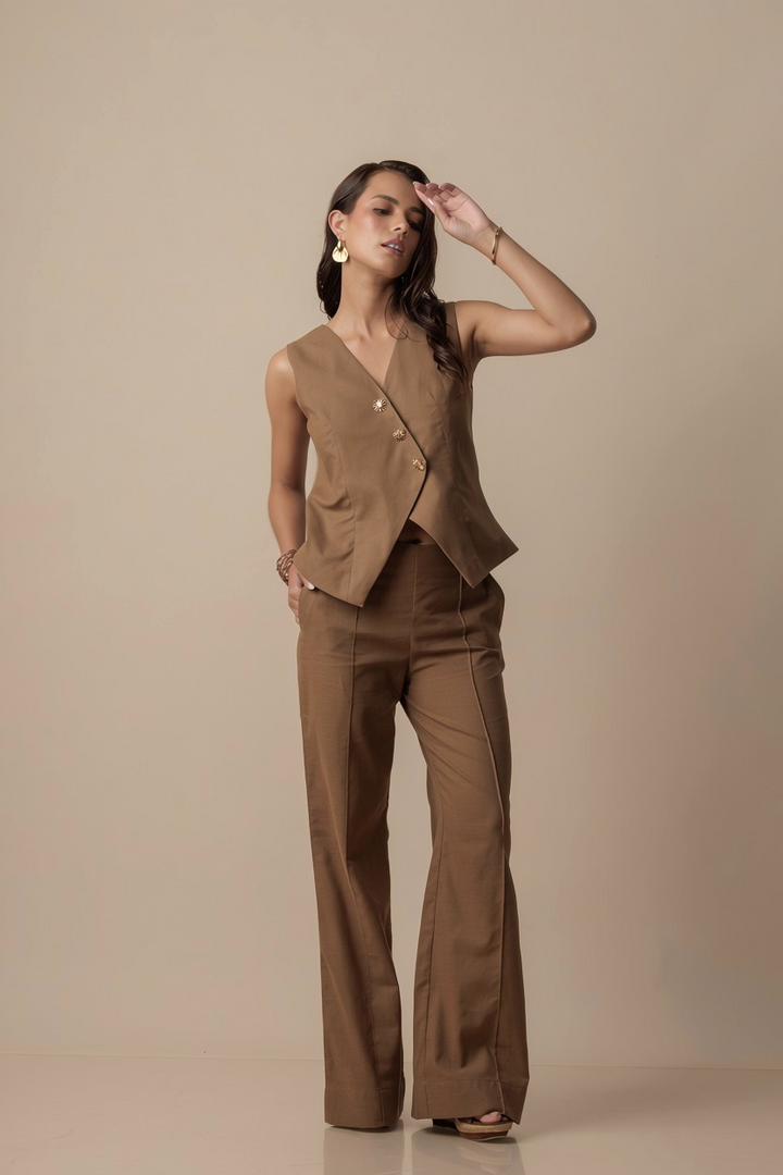 Chaleco sastre Solea Chocolate